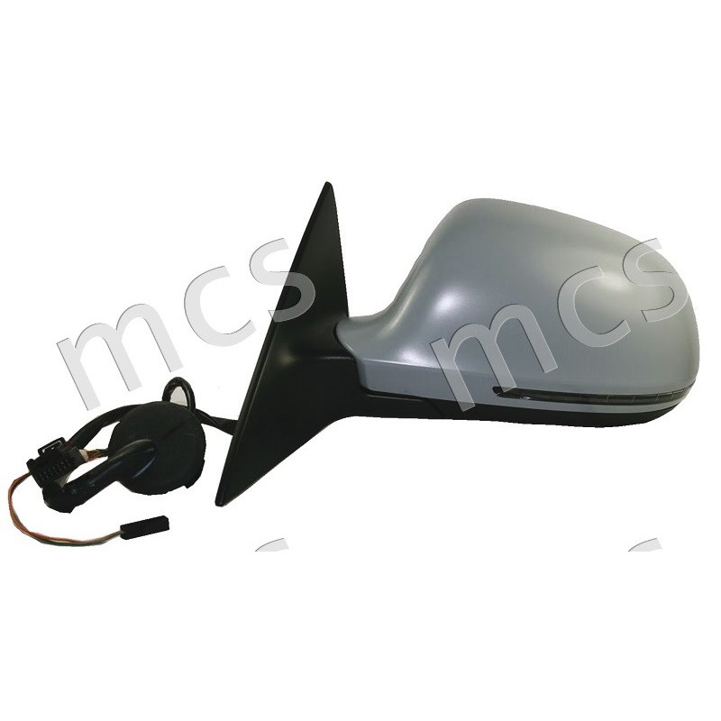 Retrovisore con luce di direzione elettrico da verniciare ripiegabile elett.funzione lane assist asferico term. DX