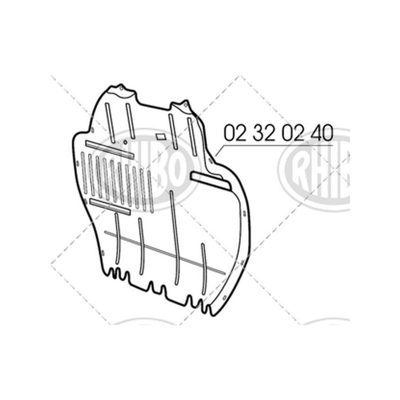 Coprimotore Inferiore Diesel - Ricambio Compatibile Skoda Octavia, Volkswagen Caddy 1.9/2.0 TDI