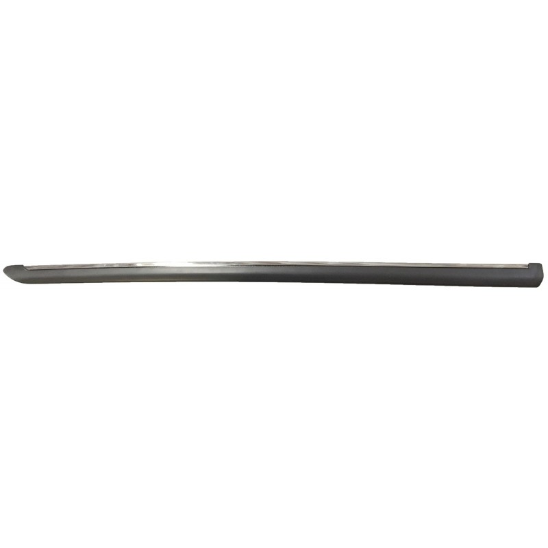 FRONT DOOR MOULDING LEFT CARBON METAL WITH CHROMED PROFILE 5 DOORS