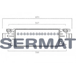 INTERCOOLER (440X172X50)...