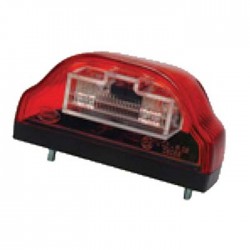 FANALE TARGA ROSSO LED (OLSA)